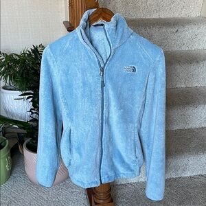 The North Face Sky Blue Plush Fleece Jacket